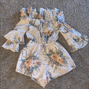 Off the shoulder romper